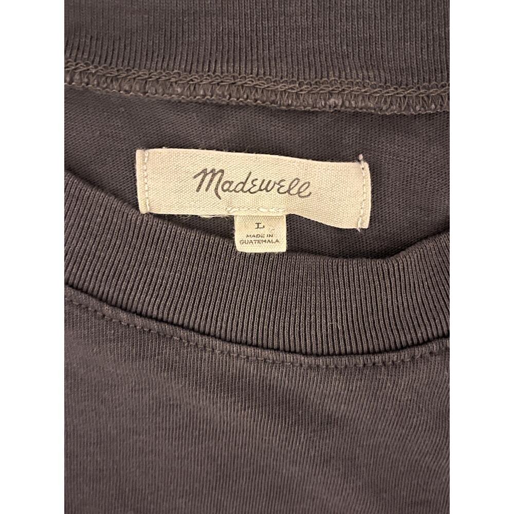 Madewell Charcoal Crewneck Long-Sleeve Top - Picture 5 of 9